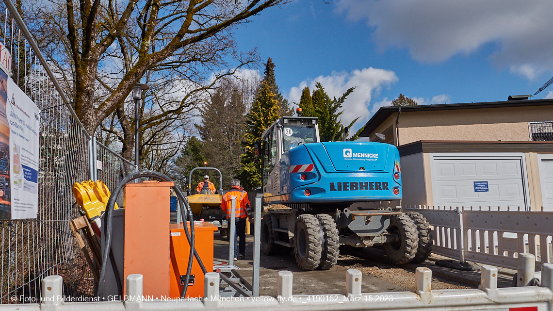 15.03.2023 - Fernwärme und Rohrverlegung an der Grundschule in Neuperlach